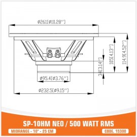 SP-10HM NEO / 500W RMS - V2022