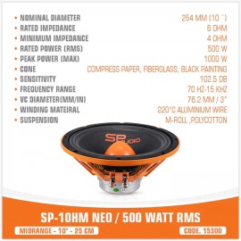 SP-10HM NEO / 500W RMS - V2022