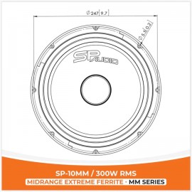 SP-10MM / 300W RMS