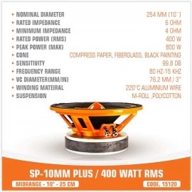 SP-10MM PLUS / 400W RMS