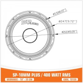 SP-10MM PLUS / 400W RMS