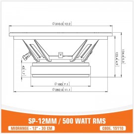 SP-12MM / 500W RMS
