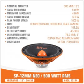 SP-12MM NEO / 500W RSM