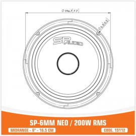 SP-6MM NEO / 200W RMS