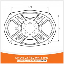 SP-6x9 CX / 150 WATT RMS