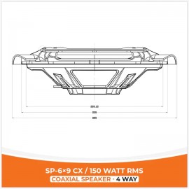 SP-6x9 CX / 150 WATT RMS