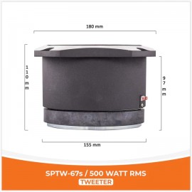 SPTW-67s / 500 WATT RMS