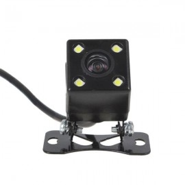 Universal Car Rear View Camera With 4 LED Lights
