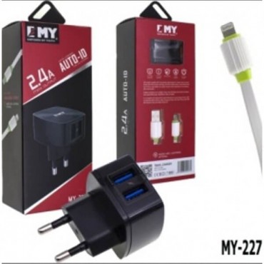 EMY MY-227 LIGHTNING 2 USB 2400MAH