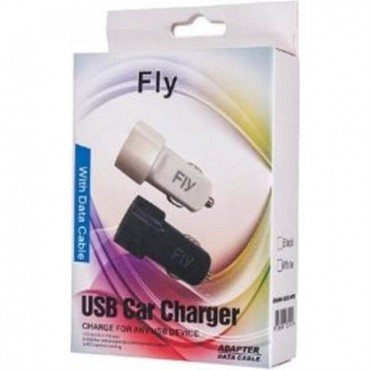 FLY 2USB 3.1A 2in1 + кабель MICRO в упаковке