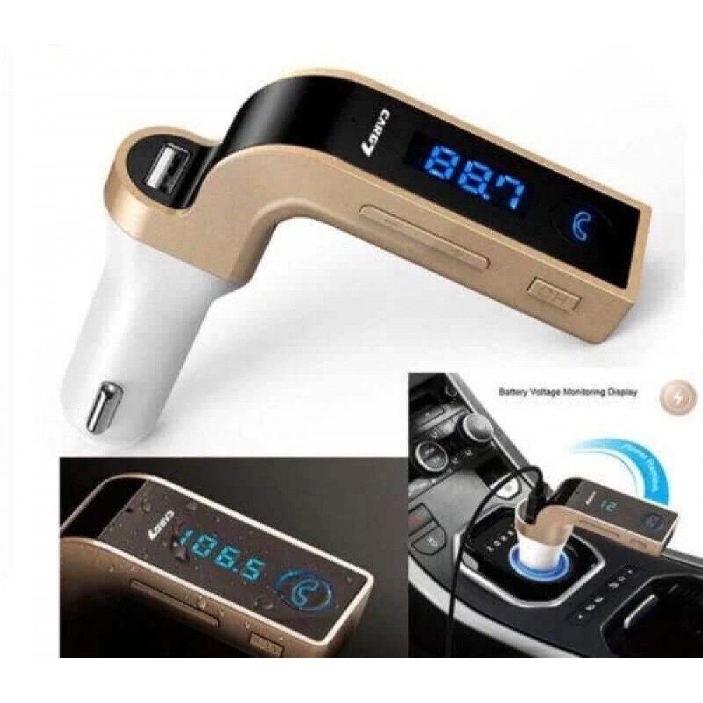 ФМ модулятор с Bluetooth USB MP3 CAR G7