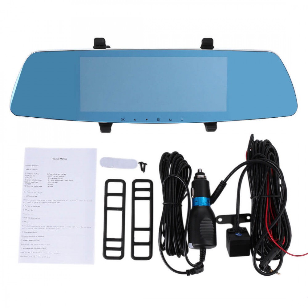 Видеорегистратор зеркало L1003M Full HD 7"