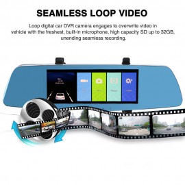 Видеорегистратор зеркало L1003M Full HD 7"