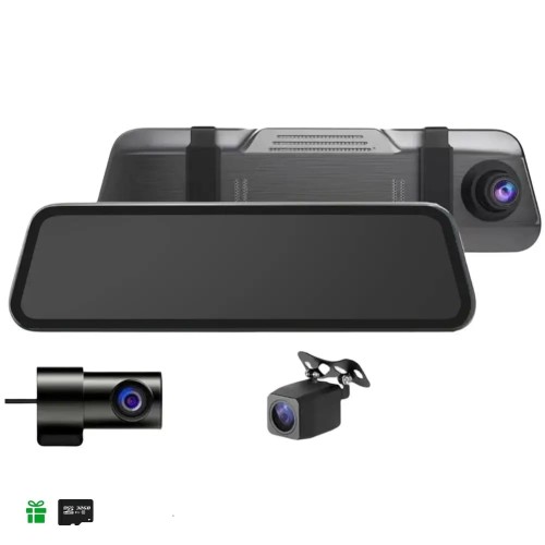 Зеркала с видеорегистратором L 1056+ / 3 кам. 12"