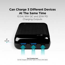 Power Bank PowerSlim LCD 20.000 mAh