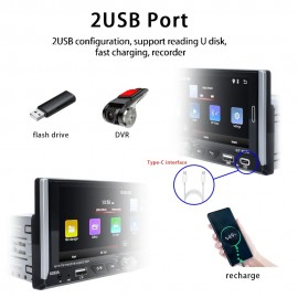 1 DIN 6280A Android Universal 6.9 inch