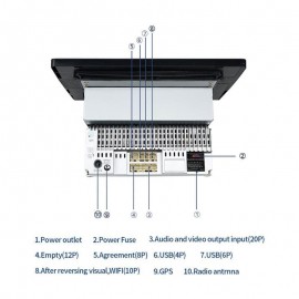 CAR PLAYER 10-inch 1DIN A6 ANDROID (v3)