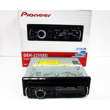 Pioneer DEH-2250SD DVD магнитола + USB+SD+AUX+FM (4x50W)
