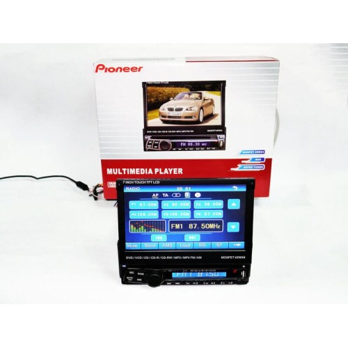 1din Магнитола Pioneer PI-900 DVD+USB+TV+Bluetoth