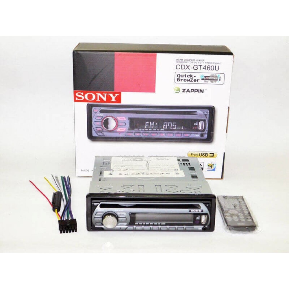 Sony CDX-GT460U DVD Автомагнитола USB+Sd+MMC