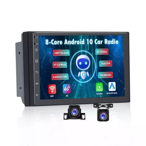 2DIN CAR PLAYER A18 QLED ANDROID UNIVERSAL (v2)