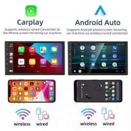 2DIN CAR PLAYER A6 CARPLAY ANDROID UNIVERSAL (v2)