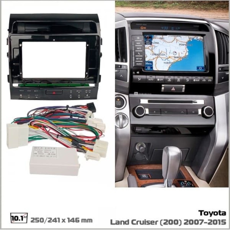 Штатная магнитола 076-MD: 10.1-inch для TOYOTA LAND CRUISER (200) 2007-2015 - A7