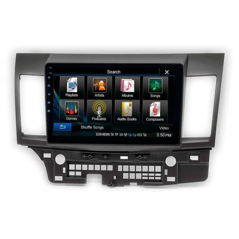 Штатная магнитола 22-006: 10.1-inch для MITSUBISHI LANCER Х 2007-2017, GALANT FORTIS 2007-2015 - A7