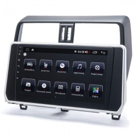 Штатная магнитола 22-025: 10.1-inch для TOYOTA LAND CRUISER PRADO (150) 2017-2020 - A10D