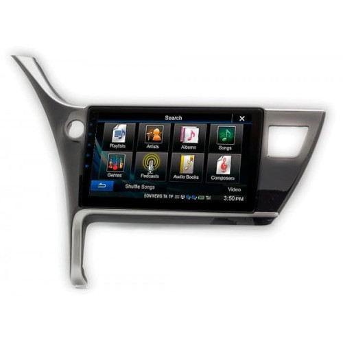 Штатная магнитола 22-027: 10.1-inch для TOYOTA AURIS, COROLLA (E170) 2017-2019 - A7