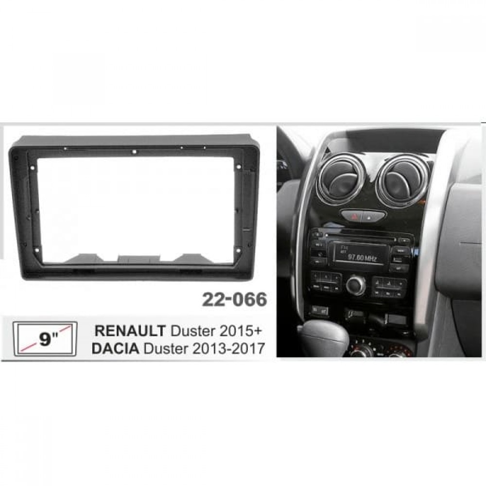 Штатная магнитола 22-066: 9-inch для DACIA DUSTER 2013-2017 - A7