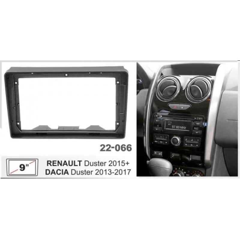 Штатная магнитола 22-066: 9-inch для DACIA DUSTER 2013-2017 - A7