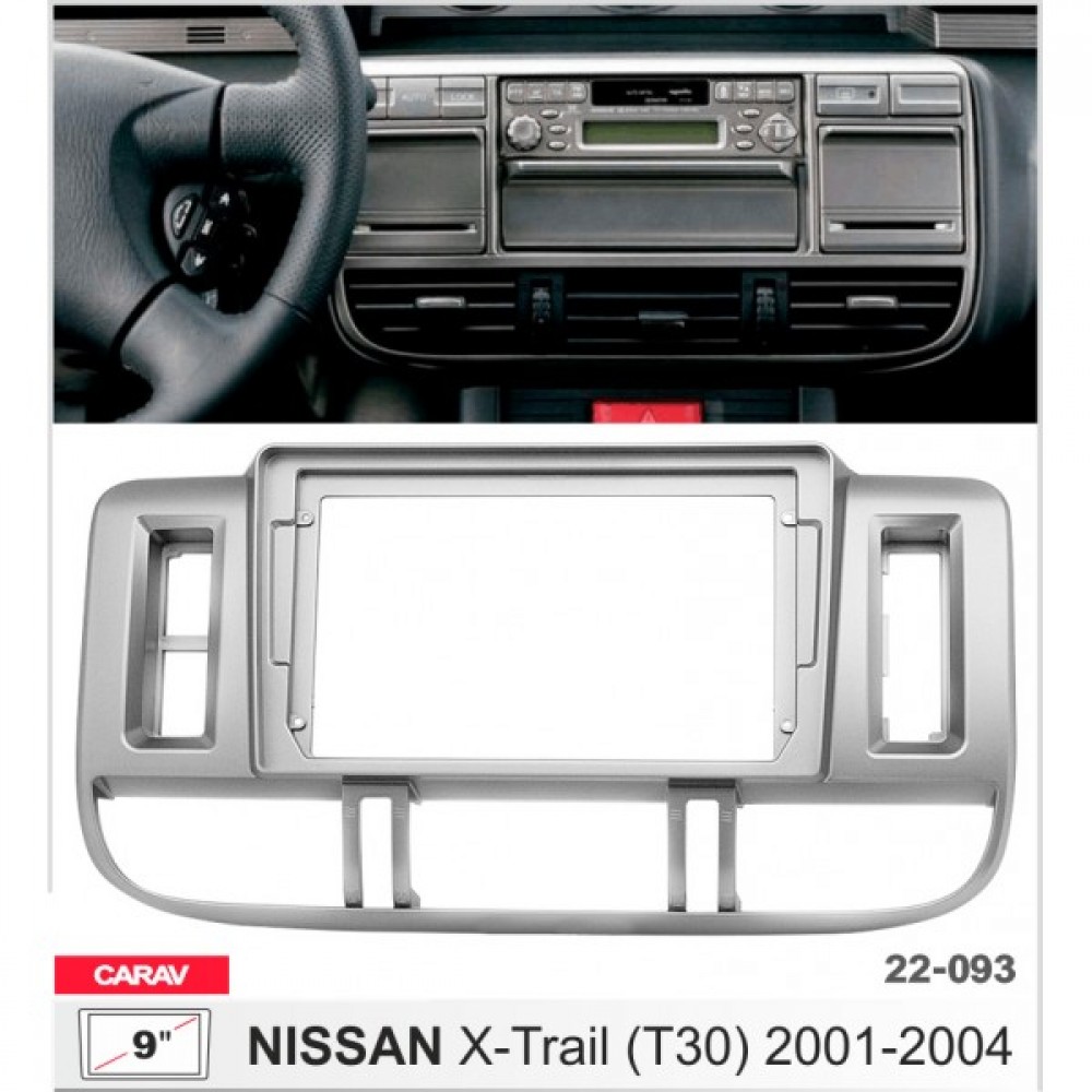 Штатная магнитола 22-093: 9-inch для NISSAN X-TRAIL 2001-2004 - G9