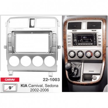 Штатная магнитола 22-1003: 9-inch для KIA CARNIVAL, SEDONA 2002-2006 - A18