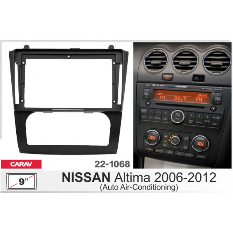Штатная магнитола 22-1068: 9-inch для NISSAN ALTIMA 2006-2012 - A10D