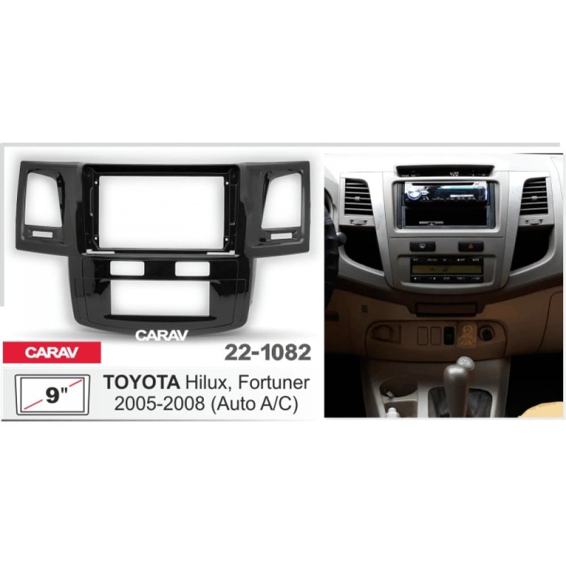 Штатная магнитола 22-1082: 9-inch для TOYOTA HILUX, FORTUNER 2005-2008 - A7
