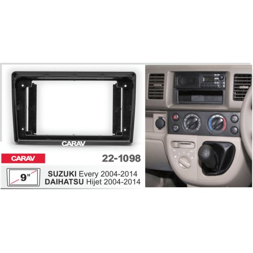 Штатная магнитола 22-1098: 9-inch для SUZUKI EVERY 2004-2014 - A6