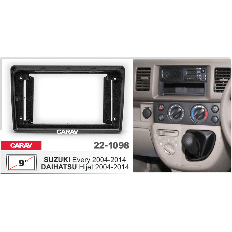 Штатная магнитола 22-1098: 9-inch для SUZUKI EVERY 2004-2014 - A6