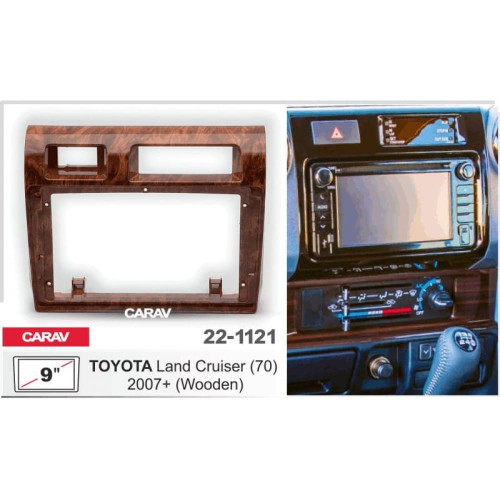 Штатная магнитола 22-1121: 9-inch для TOYOTA LAND CRUISER (70) 2007-2024 - A10D