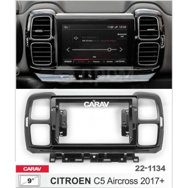 ШТАТНАЯ МАГНИТОЛА 22-1134: 9-INCH ДЛЯ CITROEN C5 AIRCROSS 2017+ (v1)