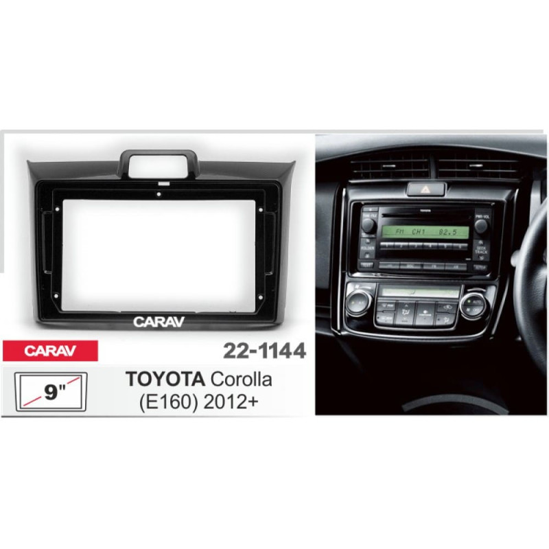 Штатная магнитола 22-1144: 9-inch для TOYOTA COROLLA (E160) 2012-2024 - A7