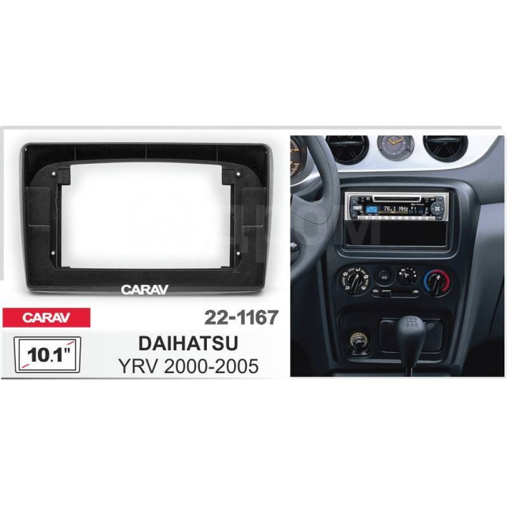 Штатная магнитола 22-1167: 10.1-inch для DAIHATSU YRV 2000-2005 - A7