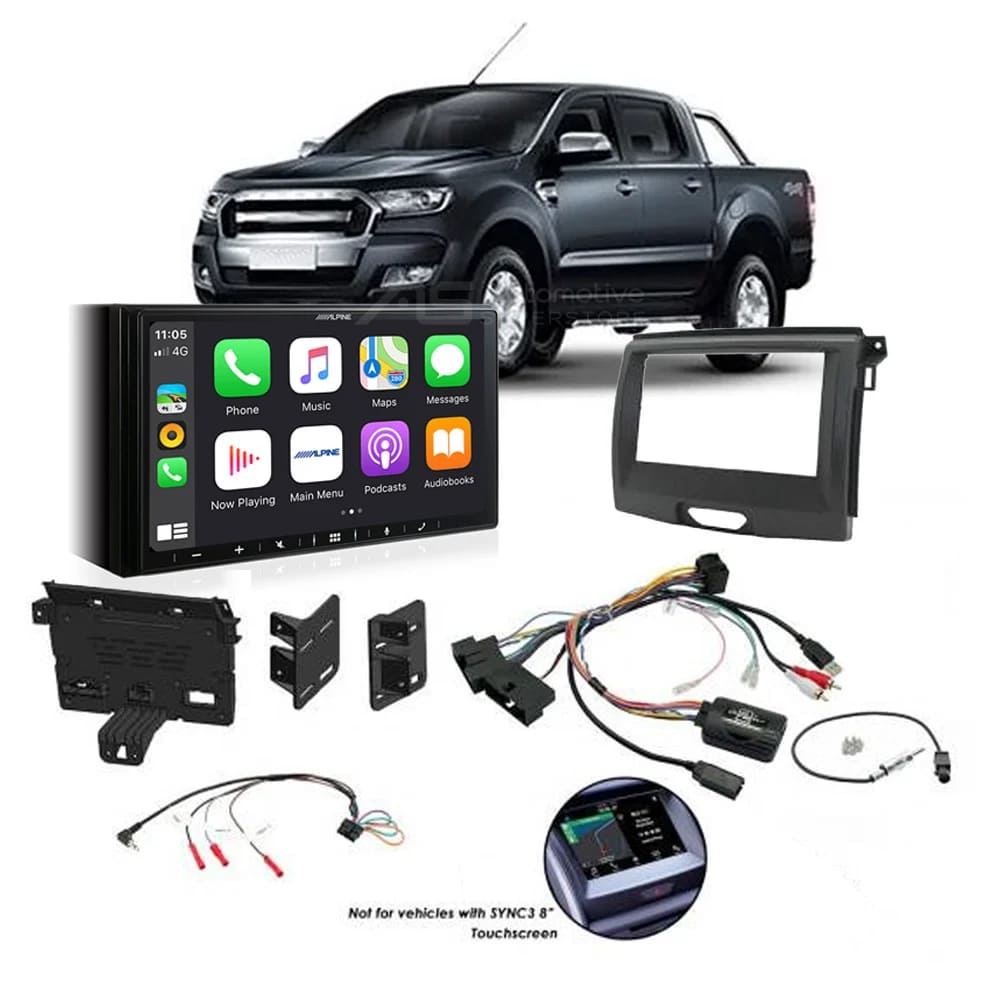 Штатная магнитола 22-1178: 9-inch для FORD RANGER, EVEREST 2015-2024 - A7