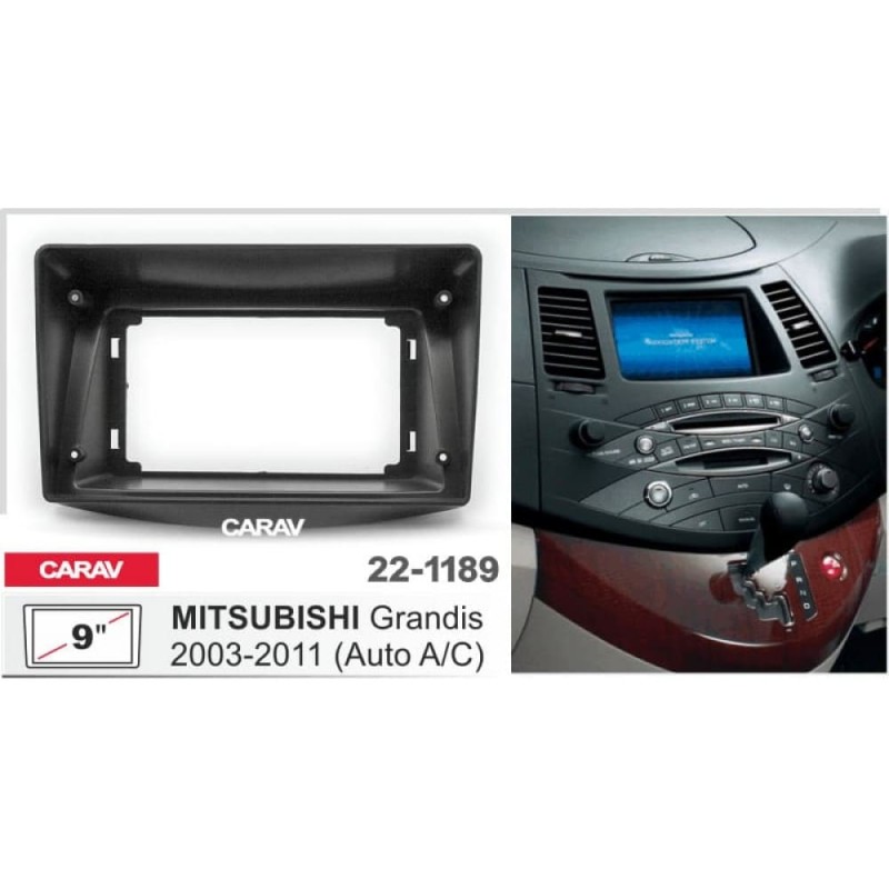Штатная магнитола 22-1189: 9-inch для MITSUBISHI GRANDIS 2003-2011 - A7