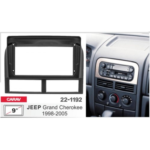 Штатная магнитола 22-1192: 9-inch для JEEP GRAND CHEROKEE 1998-2005 - A7