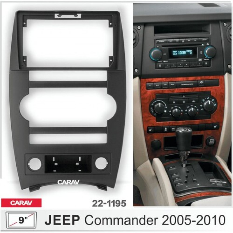 Штатная магнитола 22-1195: 9-inch для JEEP COMMANDER 2005-2010 - A7