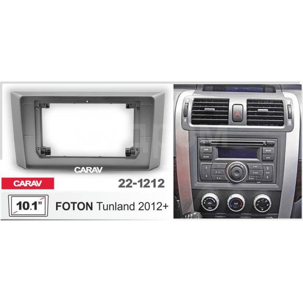 Штатная магнитола 22-1212: 10.1-inch для FOTON TUNLAND 2012-2024 - A10D