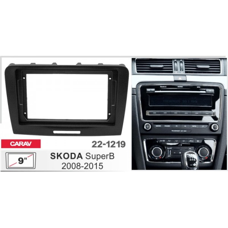 Штатная магнитола 22-1219: 9-inch для SKODA SUPERB 2008-2015 - A18
