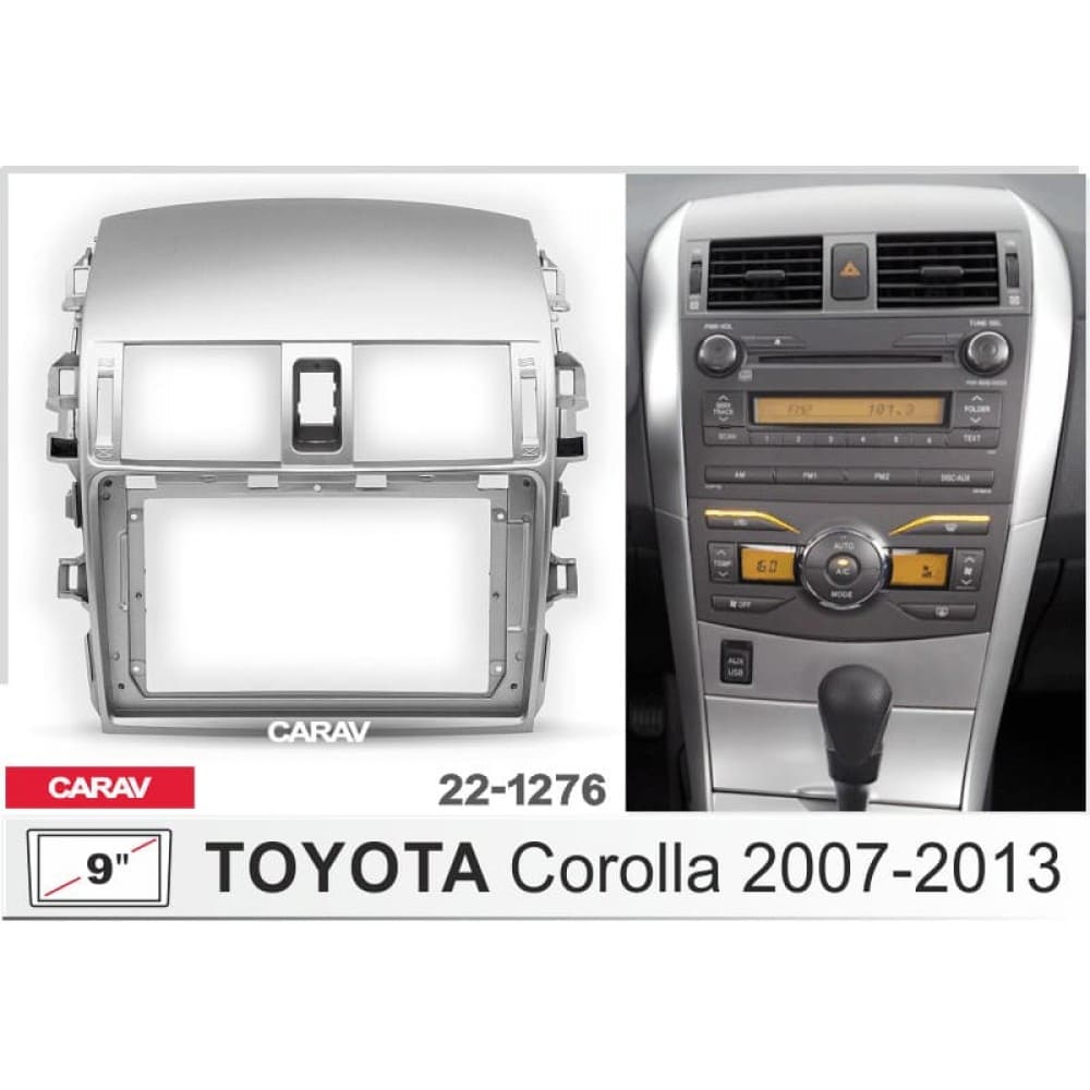 Штатная магнитола 22-1276: 9-inch для TOYOTA COROLLA 2007-2013 - G9