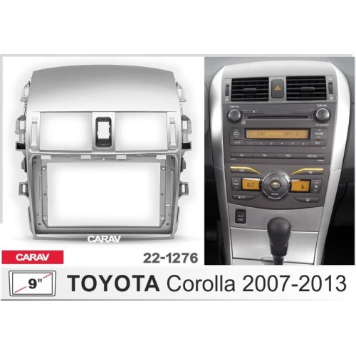 Штатная магнитола 22-1276: 9-inch для TOYOTA COROLLA 2007-2013 - A7